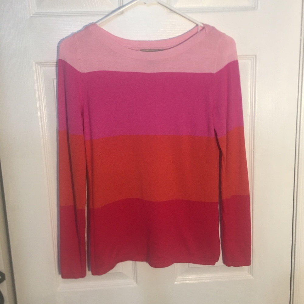 Colour block sweater